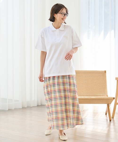 Arnold Palmer（アーノルドパーマー）の「ガーゼ ギャザースカート（スカート・レディース・ライトブルー/グリーン/ベージュ/ネイビー/オレンジ・L/M/S）」の7枚目の写真