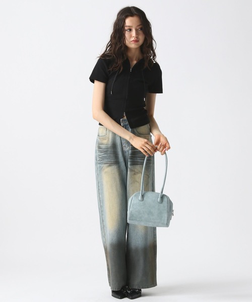 FOREVER 21（フォーエバー トゥエンティーワン）の「【2025SS】ダブルZIPフーディー（パーカー・レディース・ブラック/ナチュラル/ブルー・FREE）」の13枚目の写真