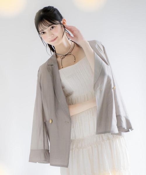 シアーリネンライクジャケット