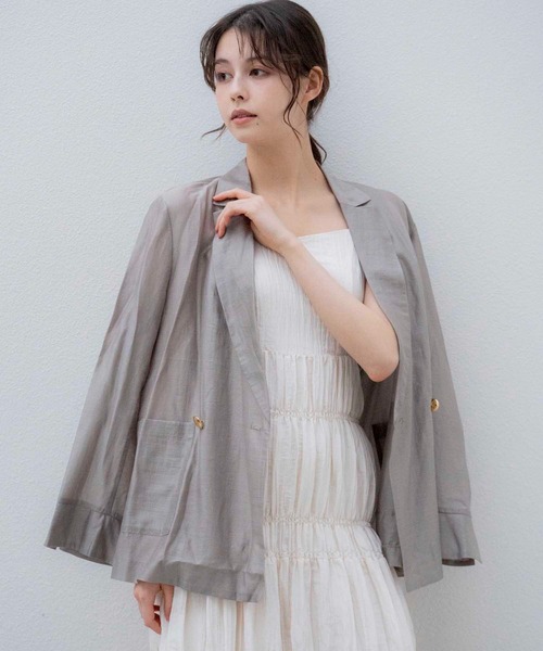 シアーリネンライクジャケット