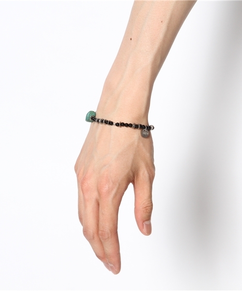 Round Onyx Bracelet(オニキス ビーズ ブレスレット