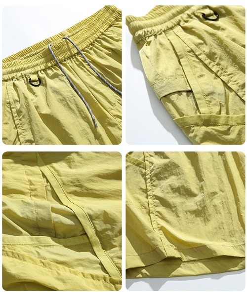 rehacer(レアセル)の「R. : Nylon Active Short Pants(その他パンツ・メンズ・イエロー/ブラック/ブルー・LARGE/MEDIUM)」の12枚目の写真