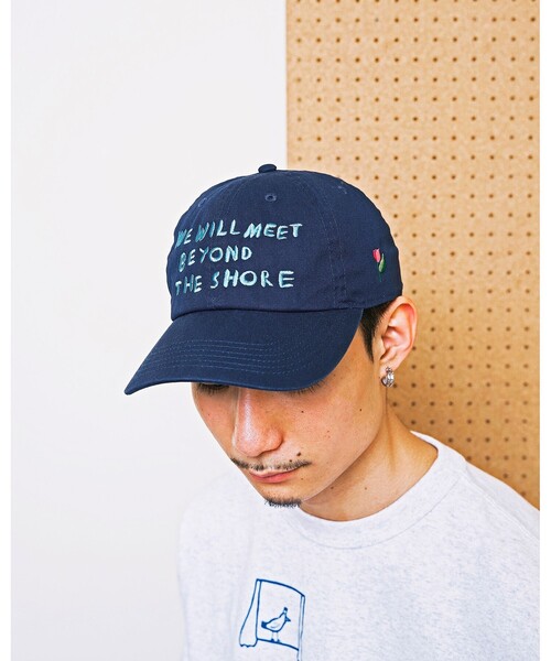 BEAMS T(ビームスティー)の「Shiomi Wada / Cap(キャップ・メンズ・ネイビー・ONE SIZE)」の1枚目の写真