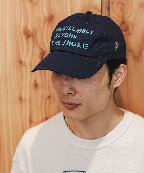 BEAMS T(ビームスティー)の「Shiomi Wada / Cap(キャップ・メンズ・ネイビー・ONE SIZE)」の6枚目の写真