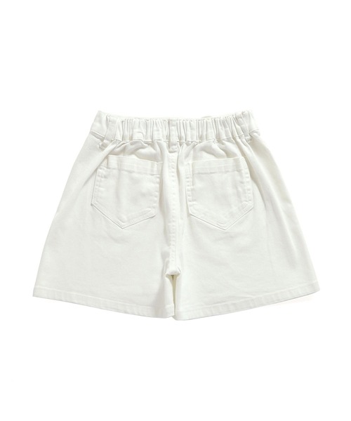 SISTER JENNI（SISTER JENNI）の「【ウエスト調整可】シンプルストレッチショートパンツ（デニムパンツ・キッズ・ブラック/サックスブルー/オフホワイト・130cm/140cm/150cm/160cm）」の18枚目の写真