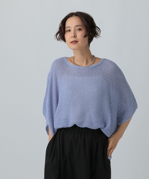 セール】5ゲージメッシュプルオーバーSS 290331（ニット