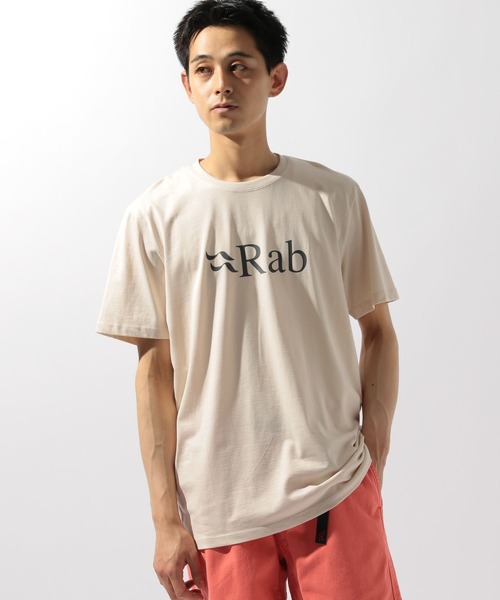 Rab（ラブ）の「【RAB(ラブ)】Stance Logo SS Tシャツ（Tシャツ/カットソー・メンズ・アイボリー/チャコール・X-LARGE）」の2枚目の写真