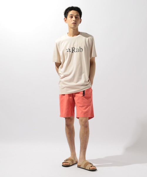 Rab（ラブ）の「【RAB(ラブ)】Stance Logo SS Tシャツ（Tシャツ/カットソー・メンズ・アイボリー/チャコール・X-LARGE）」の6枚目の写真