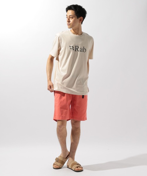 Rab（ラブ）の「【RAB(ラブ)】Stance Logo SS Tシャツ（Tシャツ/カットソー・メンズ・アイボリー/チャコール・X-LARGE）」の7枚目の写真