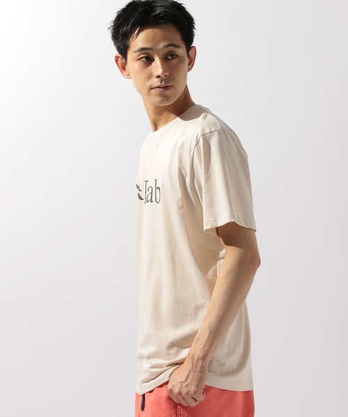 Rab（ラブ）の「【RAB(ラブ)】Stance Logo SS Tシャツ（Tシャツ/カットソー・メンズ・アイボリー/チャコール・X-LARGE）」の8枚目の写真