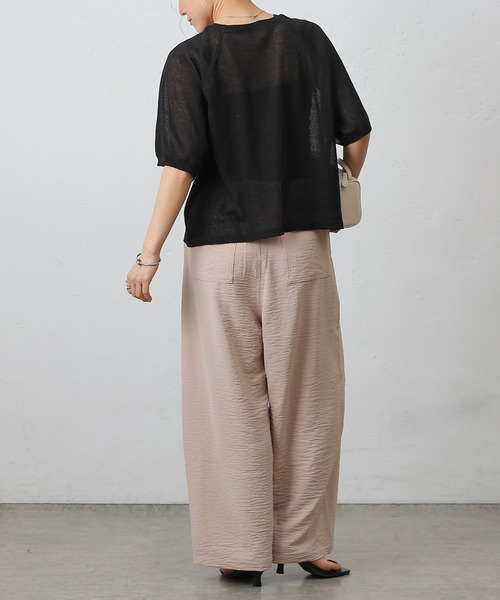 COLONY 2139（コロニートゥーワンスリーナイン）の「ポリカルゼイージーパンツ（その他パンツ・レディース・ブラック/カーキ/ベージュ・SMALL/MEDIUM）」の17枚目の写真