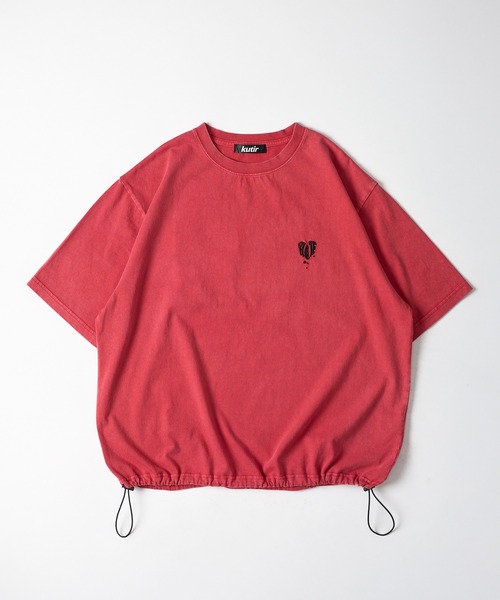 kutir（クティール）の「DRAWSTRING VINTAGELIKE ASSORTED TEE/ドローコードヴィンテージライクアソートTEE（Tシャツ/カットソー・メンズ・ホワイト系その他2/ブラック系その他3/ブラック系その他5/レッド系その他4/ホワイト系その他5/ブラック系その他2/ブラック/ブラウン/レッド/ホワイト系その他3/ブラック系その他4/ブラウン系その他3・MEDIUM/LARGE）」の11枚目の写真