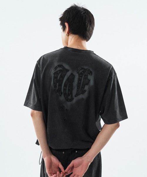 kutir（クティール）の「DRAWSTRING VINTAGELIKE ASSORTED TEE/ドローコードヴィンテージライクアソートTEE（Tシャツ/カットソー・メンズ・ホワイト系その他2/ブラック系その他3/ブラック系その他5/レッド系その他4/ホワイト系その他5/ブラック系その他2/ブラック/ブラウン/レッド/ホワイト系その他3/ブラック系その他4/ブラウン系その他3・MEDIUM/LARGE）」の14枚目の写真