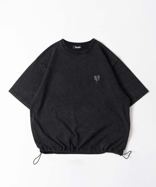 kutir（クティール）の「DRAWSTRING VINTAGELIKE ASSORTED TEE/ドローコードヴィンテージライクアソートTEE（Tシャツ/カットソー・メンズ・ホワイト系その他2/ブラック系その他3/ブラック系その他5/レッド系その他4/ホワイト系その他5/ブラック系その他2/ブラック/ブラウン/レッド/ホワイト系その他3/ブラック系その他4/ブラウン系その他3・MEDIUM/LARGE）」の22枚目の写真