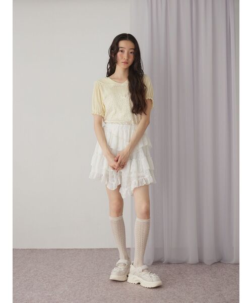 完売 タグ付新品 merry jenny petit flowerメロートップス セール】petit flowerメロートップス / プチフラワーメロー