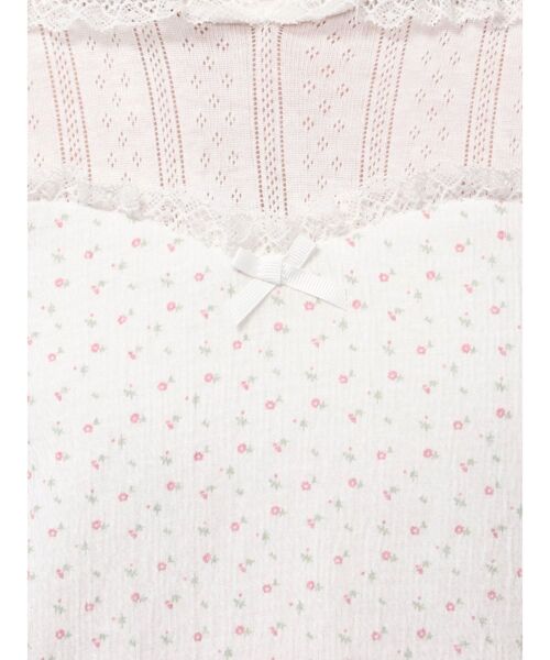 merry jenny（メリージェニー）の「petit flowerセーラートップス（Tシャツ/カットソー・レディース・イエロー/グレー/オフホワイト・FREE）」の6枚目の写真