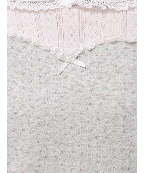 merry jenny（メリージェニー）の「petit flowerセーラートップス（Tシャツ/カットソー・レディース・イエロー/グレー/オフホワイト・FREE）」の4枚目の写真