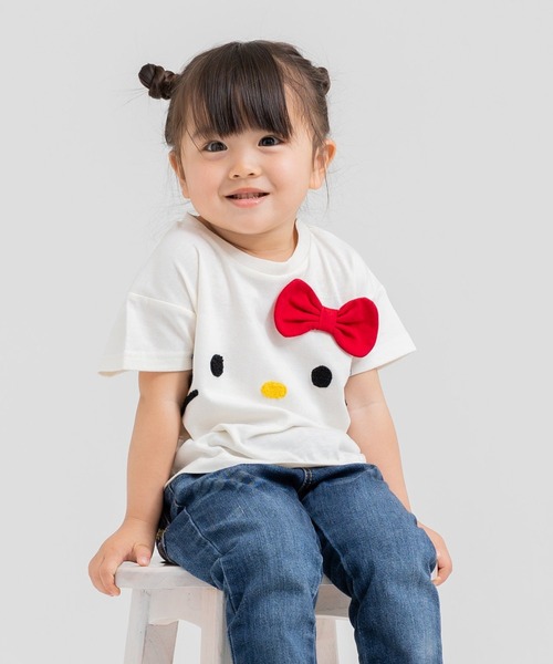 sanrio（サンリオ）の「〈サンリオ〉キャラクターTシャツ（Tシャツ/カットソー・キッズ・B/I/C/D/E/A/H/G/F・80ｃｍ/90cm/100cm/110cm/120cm/130cm/140cm）」の2枚目の写真