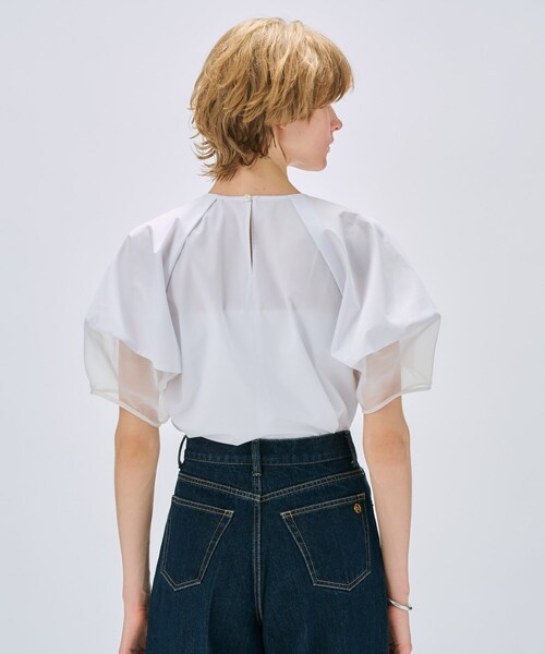 cen. パフスリーブブラウス パフスリーブペプラムブラウス / CRAFT STANDARD BOUTIQUE