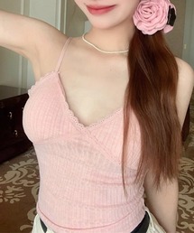 キャミソール（ピンク/桃色系・カップ付き）ファッション通販 - ZOZOTOWN