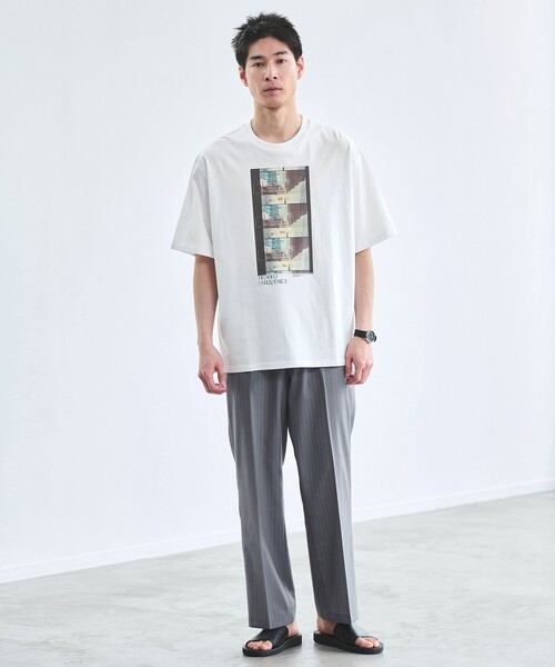 セール】ウォッシャブルトロ ストライプ パンツ ―ストレッチ