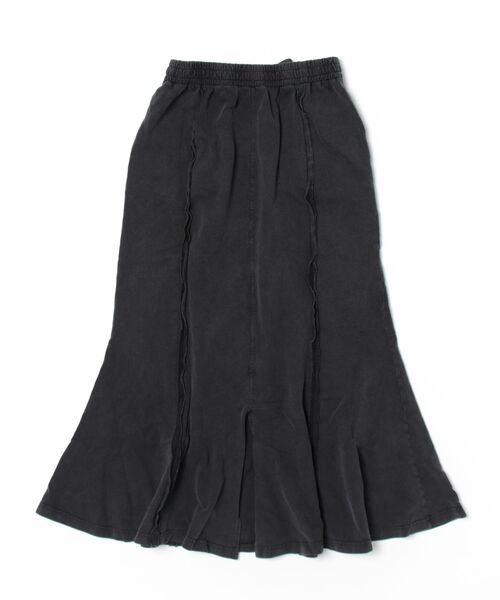 axes femme(アクシーズファム)の「切替スエットマーメイドスカート(スカート・レディース・カーキ/ブラック/グレイッシュベージュ・FREE)」の4枚目の写真