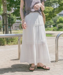 ITEMS URBANRESEARCH | コットンティアードスカート(スカート)