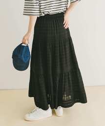 ITEMS URBANRESEARCH | コットンティアードスカート(スカート)