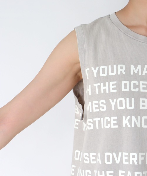 Cepica（セピカ）の「フリンジヘムロゴワンピース（ワンピース・レディース・グレー/ベージュ・FREE）」の18枚目の写真