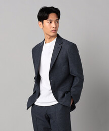 【セットアップ対応】高通気杢カラミドビーストレッチ シングルテーラードジャケット