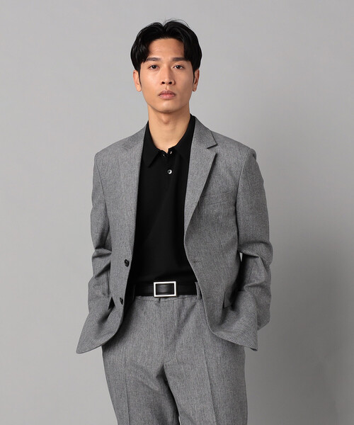 COMME CA MEN（コムサメン）の「【セットアップ対応】高通気杢カラミドビーストレッチ シングルテーラードジャケット（テーラードジャケット・メンズ・グレー/ネイビー・L/S/M）」の19枚目の写真