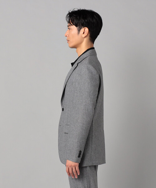 COMME CA MEN（コムサメン）の「【セットアップ対応】高通気杢カラミドビーストレッチ シングルテーラードジャケット（テーラードジャケット・メンズ・グレー/ネイビー・L/S/M）」の7枚目の写真
