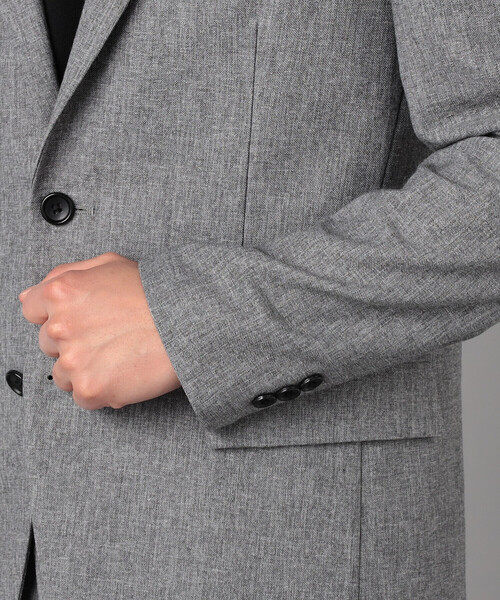 COMME CA MEN（コムサメン）の「【セットアップ対応】高通気杢カラミドビーストレッチ シングルテーラードジャケット（テーラードジャケット・メンズ・グレー/ネイビー・L/S/M）」の11枚目の写真
