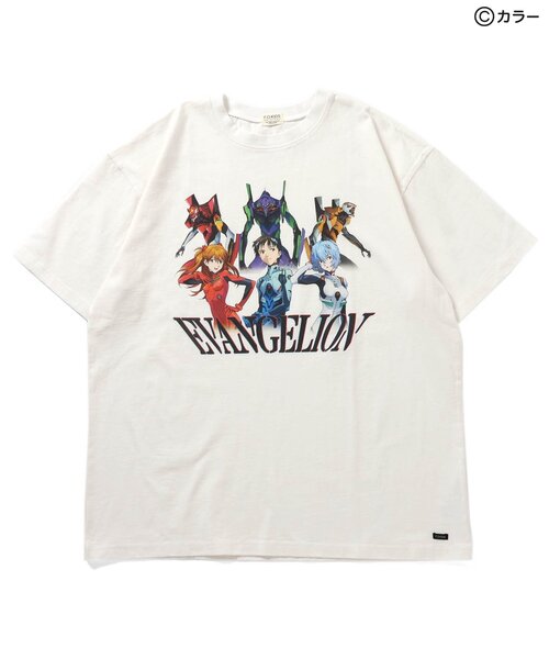 F.O.KIDS（エフオーキッズ）の「【エヴァンゲリオン】グラフィックTシャツA（オトナ）（Tシャツ/カットソー・メンズ・ブラック/オフホワイト・LARGE/MEDIUM）」の5枚目の写真