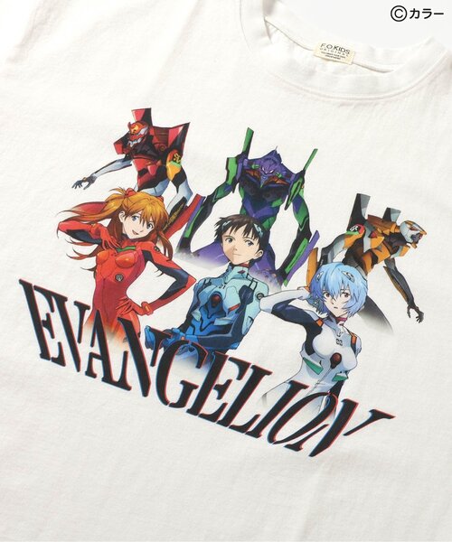 F.O.KIDS（エフオーキッズ）の「【エヴァンゲリオン】グラフィックTシャツA（オトナ）（Tシャツ/カットソー・メンズ・ブラック/オフホワイト・LARGE/MEDIUM）」の10枚目の写真