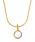 les bonbon�i���{���{���j�́u�yles bonbon�zaura round tiny necklace/�I�[�� ���E���h �^�C�j�[ �l�b�N���X�i�l�b�N���X�j�v�b�O���[��