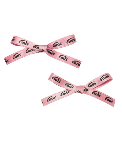 EMIS(イミス)の「NEW LOGO RIBBON HAIR CLIP(ヘアピン・レディース・ブラック/クリーム/ピンク・FREE)」の12枚目の写真
