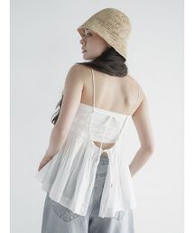 Lace switched cami tunic