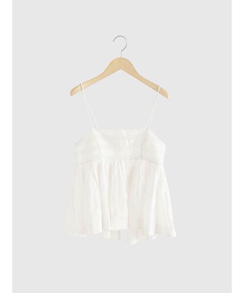 FIKA.(フィーカ)の「Lace switched cami tunic(キャミソール・レディース・ブラック/オフホワイト・MEDIUM)」の22枚目の写真