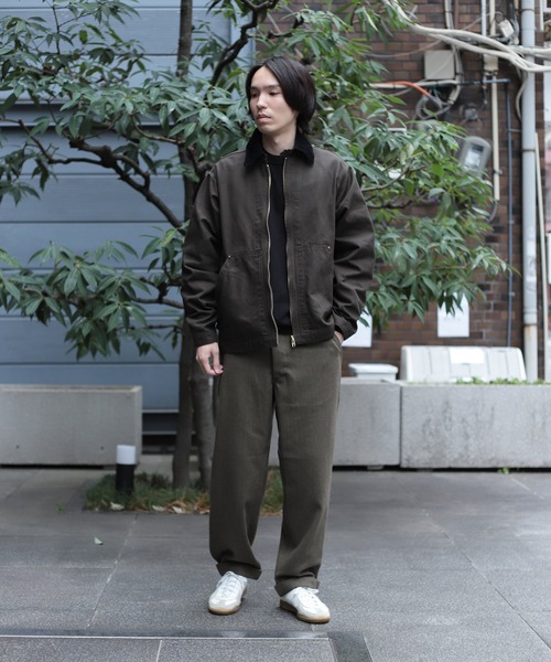 SPELLBOUND（スペルバウンド）の「[ SPELLBOUND / スペルバウンド ] 10/8オックス ワークジャケット（ブルゾン・メンズ・ブラウン/アッシュグレー・3/2）」の19枚目の写真