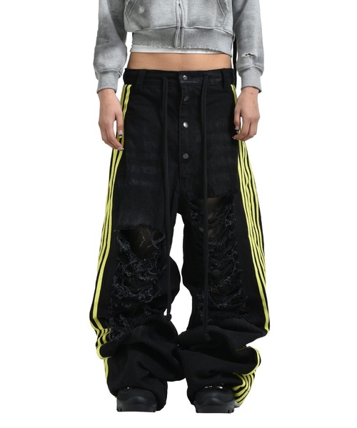 dasyori Yorisport 5stripe デニム パンツ yori sport dasyori 5 stripe denim 30/34 - メルカリ