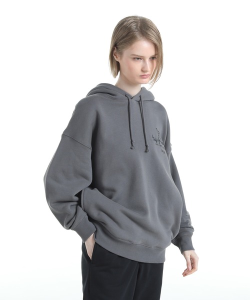 Y-3(ワイスリー)の「Y-3 GRAPHIC FT HOODIE(パーカー・メンズ・グレー・SMALL/MEDIUM/LARGE/X-LARGE/X-SMALL/XX-LARGE)」の5枚目の写真