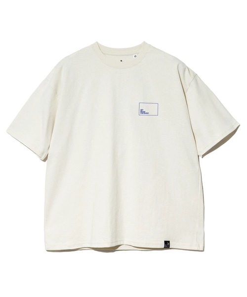 go slow caravan（ゴースローキャラバン）の「USA/C スクエアLOGO バックプリント ゆったり TEE（Tシャツ/カットソー・メンズ・バイオレット/アイボリー/ブラック/ラベンダー/グリーン・MEDIUM/LARGE/X-LARGE）」の15枚目の写真