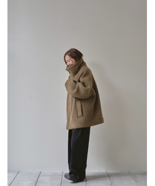 TODAYFUL（トゥデイフル）の「TODAYFUL Standcollar Boucle Jacket（その他アウター・レディース・ブラック/ベージュ・36/38）」の12枚目の写真