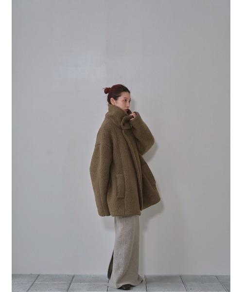 TODAYFUL（トゥデイフル）の「TODAYFUL Standcollar Boucle Jacket（その他アウター・レディース・ブラック/ベージュ・36/38）」の11枚目の写真