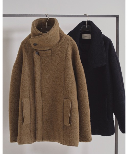 TODAYFUL（トゥデイフル）の「TODAYFUL Standcollar Boucle Jacket（その他アウター・レディース・ブラック/ベージュ・36/38）」の10枚目の写真