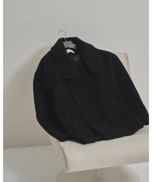 TODAYFUL（トゥデイフル）の「TODAYFUL Standcollar Boucle Jacket（その他アウター・レディース・ブラック/ベージュ・36/38）」の9枚目の写真