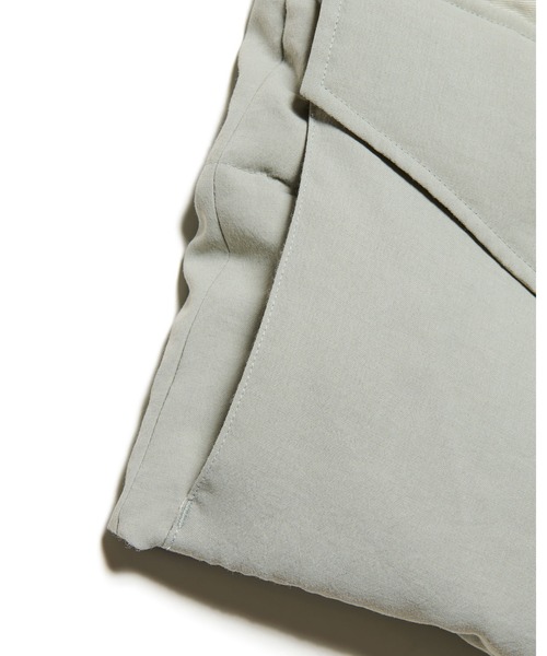 SOPHNET.（ソフネット）の「HOLLOW TUSSAH DOWN VEST（ダウンベスト・メンズ・ブラック/セージグリーン・2/3/1/4）」の12枚目の写真