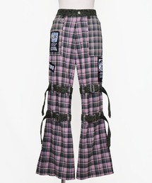 rurumu:/ルルムウ/"rurumu:×KIDILL"check bondage pants