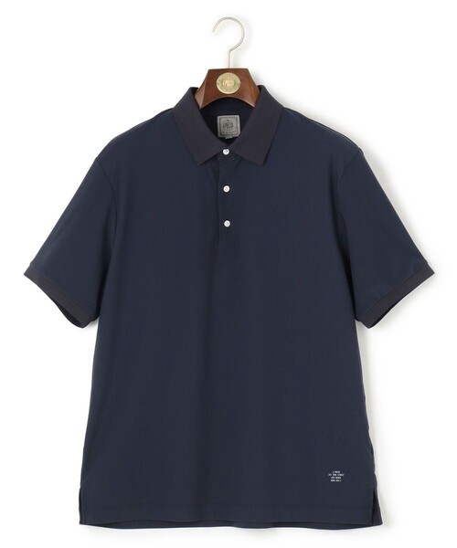 J.PRESS（ジェイプレス）の「【接触冷感 / UVカット / ストレッチ / 防シワ / 洗える】【MECHANICAL】アクティブ ポロシャツ（ポロシャツ・メンズ・ネイビー系/ブラック系・MEDIUM/LARGE/X-LARGE）」の2枚目の写真